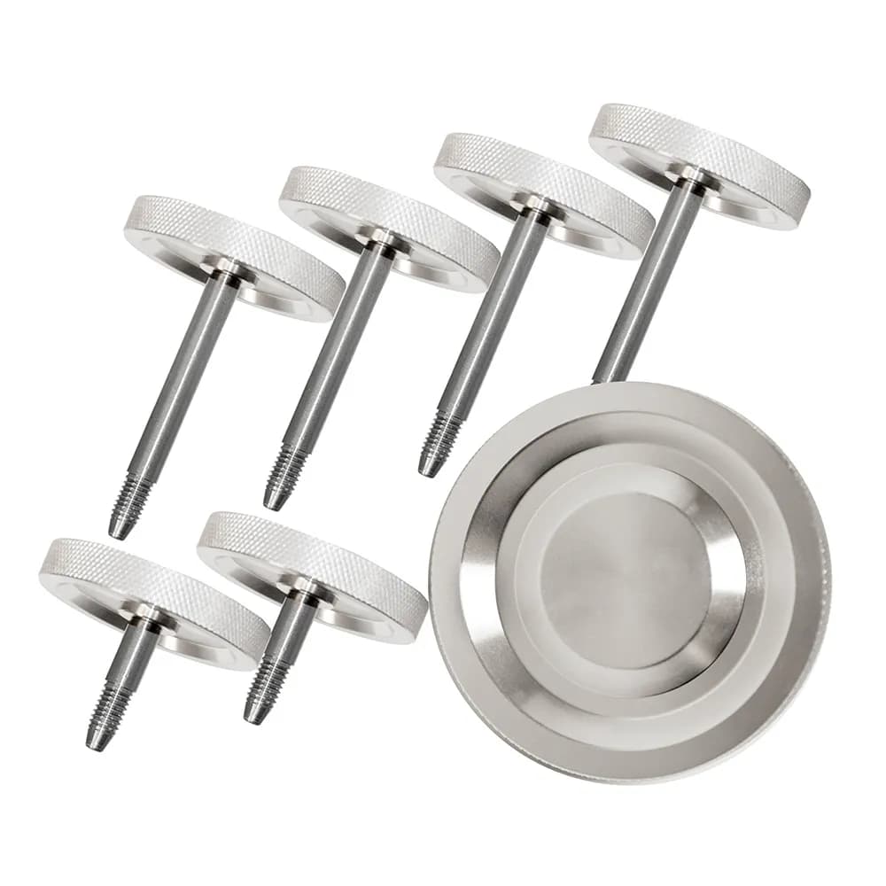 DV8 Offroad D-JP-180028-BL Door Surround Knobs; Billet