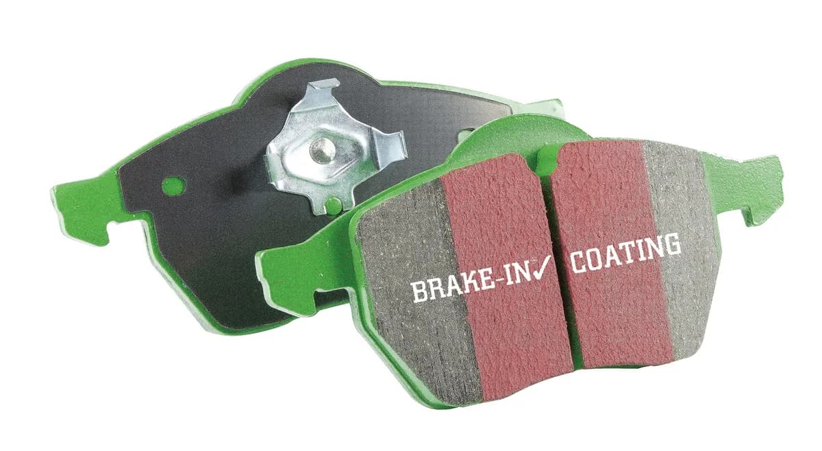 6000 Series Greenstuff Truck/SUV Brakes Disc Pads; FMSI Pad No. D2158; Vented; 5 Bolt Holes; 320mm Dia.; 48/51mm Height; 28mm Thick; 69/72mm Center Hole Dia.;