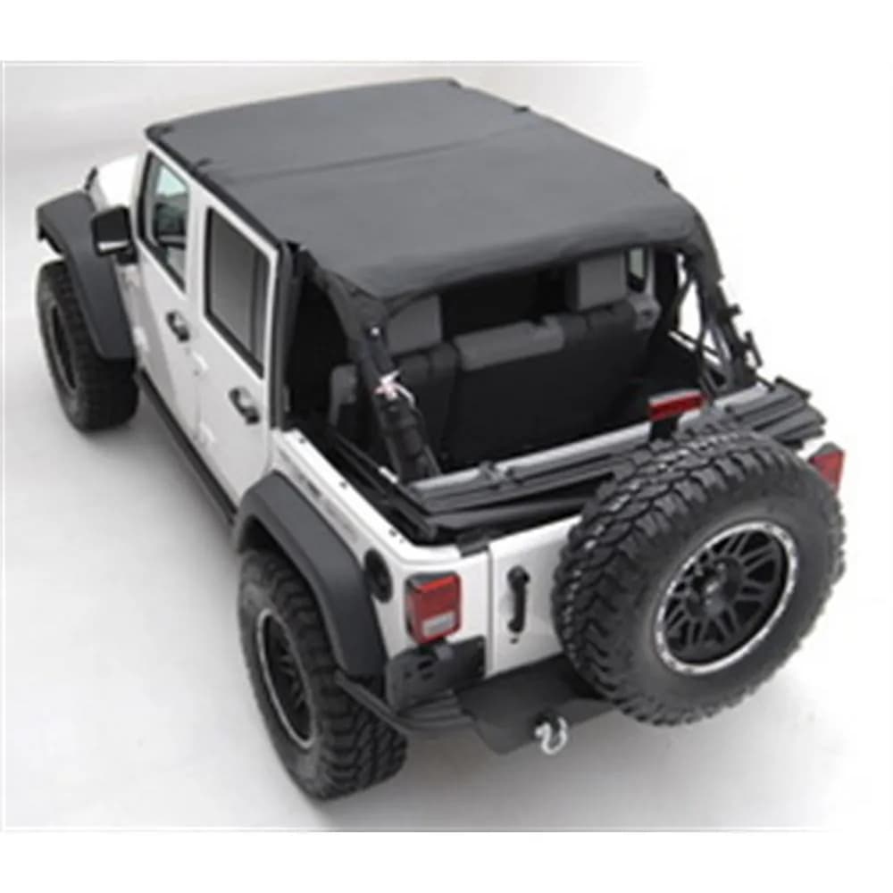 0709 Wrangler (Jk) 4 Door Extended Top Black Diamond