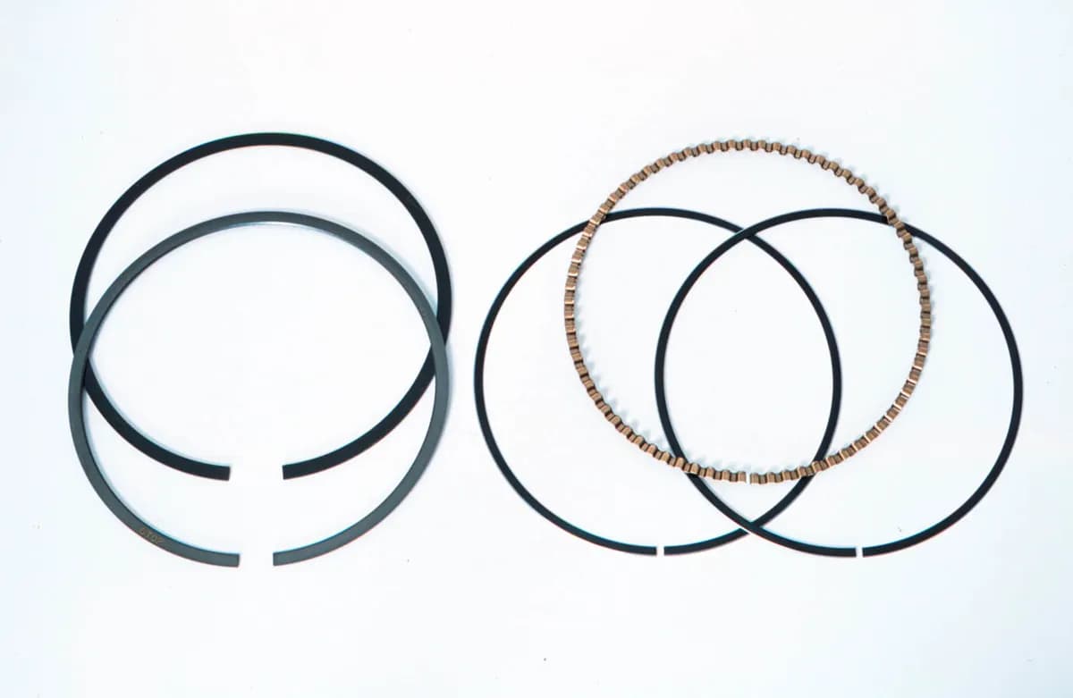 Mahle Motorsport 4150MS-15 Ring (set) - 1.5mm, 1.5mm, 3.0mm Standard Tension +.005 File Fit Rings