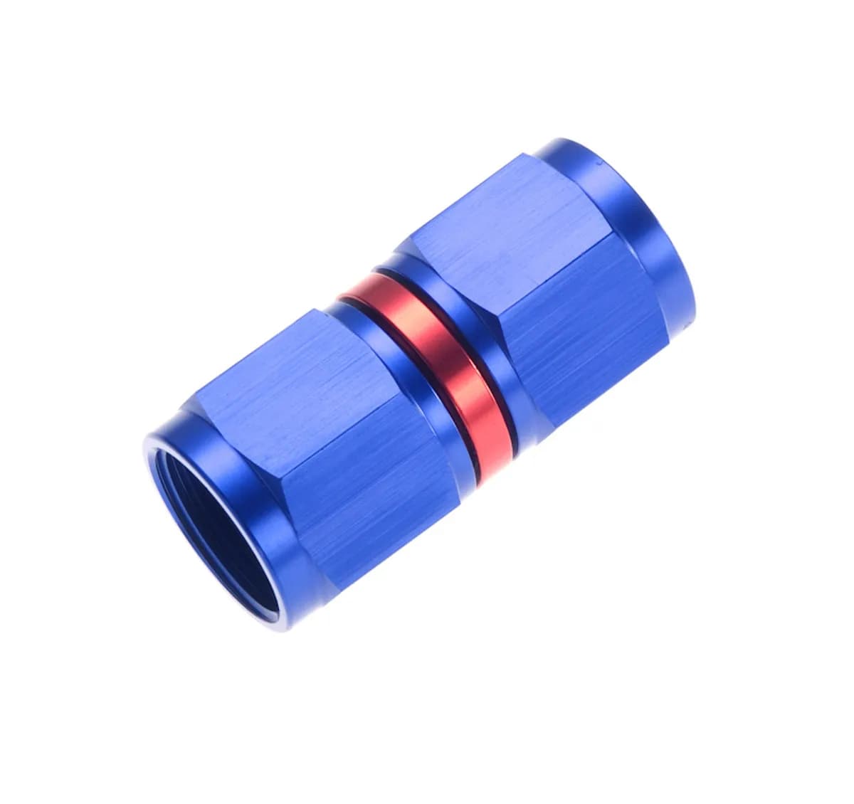 06 Female to Female An/Jic Swivel Coupling Red&blue