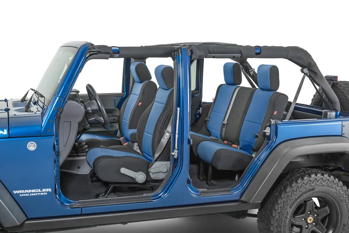 Jeep Wrangler Neoprene Console Lid Cover for 07-10 Jeep Wrangler JK Yellow Diver Down