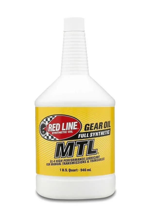 75w80 Gear Oil Redline MTL Manual Transmission GL-4 1 Quart Red Line Oil