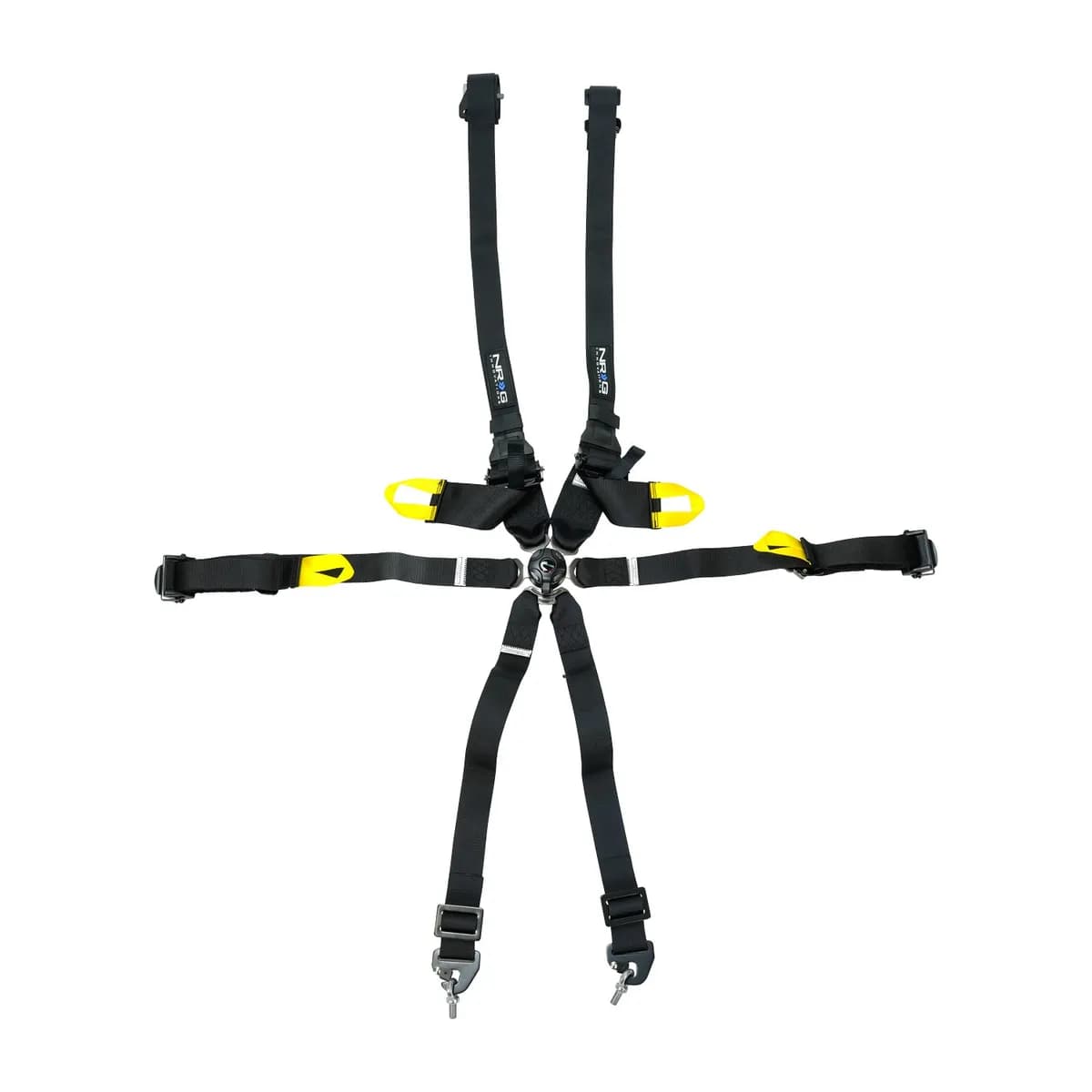 Harness 6pt Camlock Black Hans FIA
