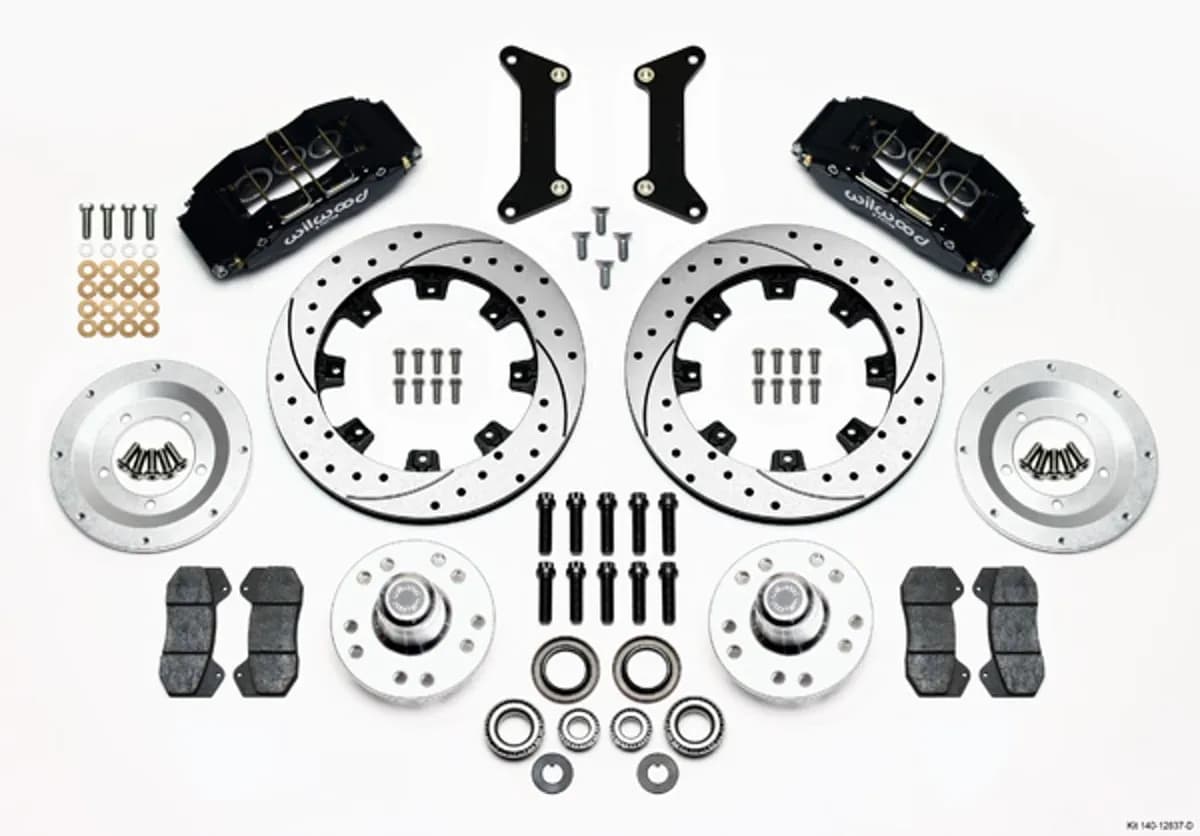 1978 - 2003 Buick, Chevrolet, GMC, Isuzu, Oldsmobile, Pontiac Forged Dynapro 6 Big Brake Front Brake Kit (Hub) - 140-12837
