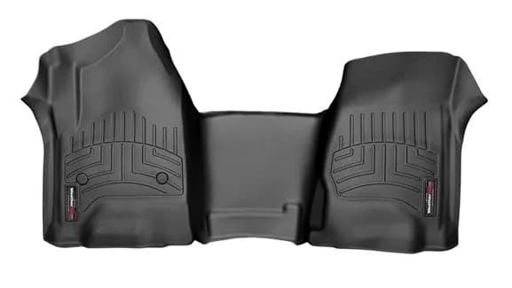 FloorLiner™ DigitalFit®; Black; Front; Over The Hump;