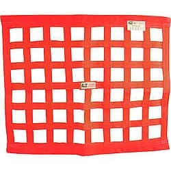 Ribbon Window Net 24x24 Red SFI