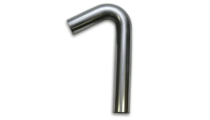 120 Degree Stainless Steel Bend; 3 in. Tube OD; 3 in. Centerline Radius; 7 in. Leg Length From Tangent 1; 12 in. Leg Length From Tangent 2;