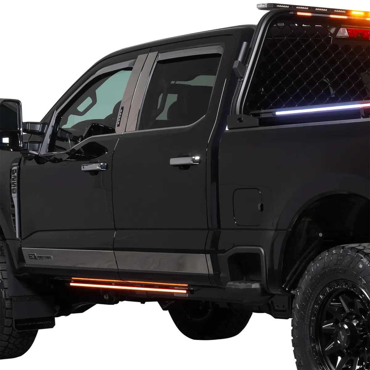19c RAM 1500 Blade Rocker Kits Amber & White W/White Override