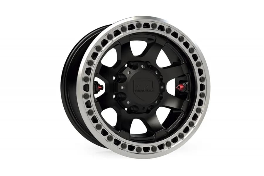 Teraflex Olympus Beadlock Off-Road Wheel, 8x6.5 -25mm - Metallic Black