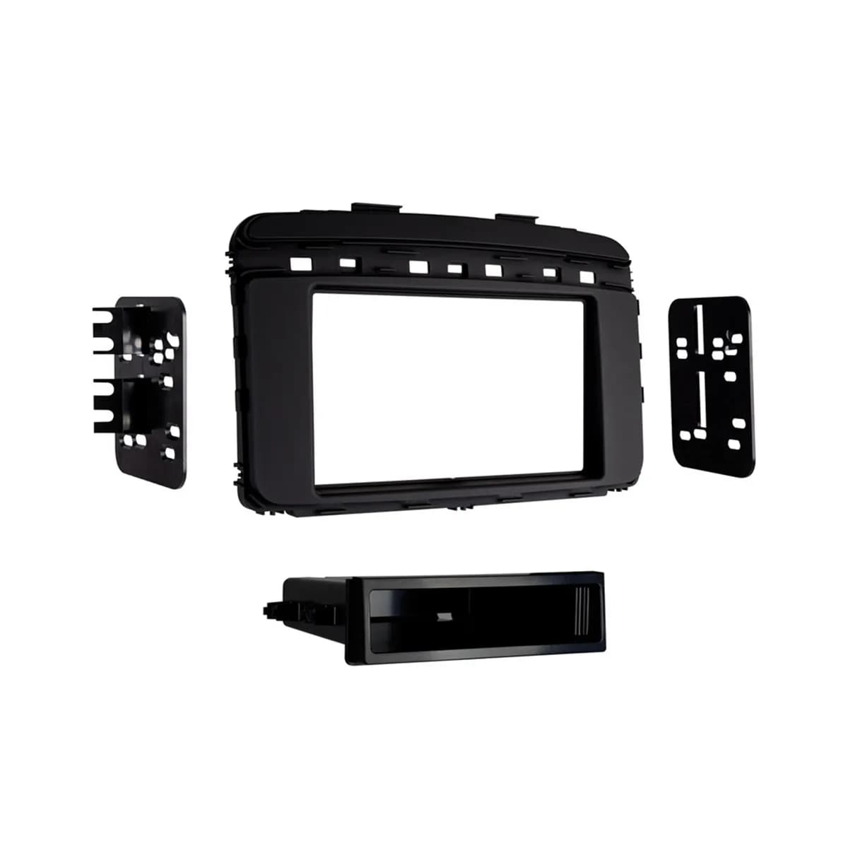 Radio Installation Kit; ISO DIN Radio Provision; w/Pocket;