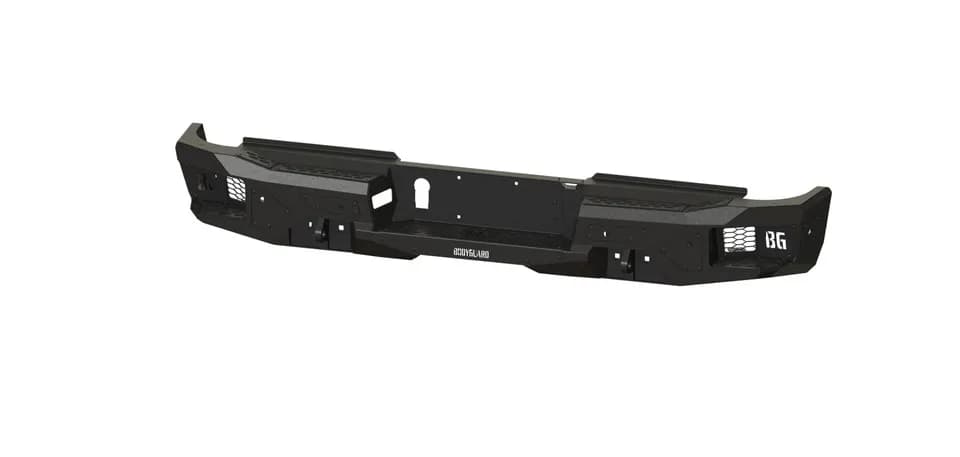 Freedom Rear Bumper For 2019-2026 Ram 2500/3500 HD Sensor Cutouts Texture Black Powdercoat Bodyguard Bumpers