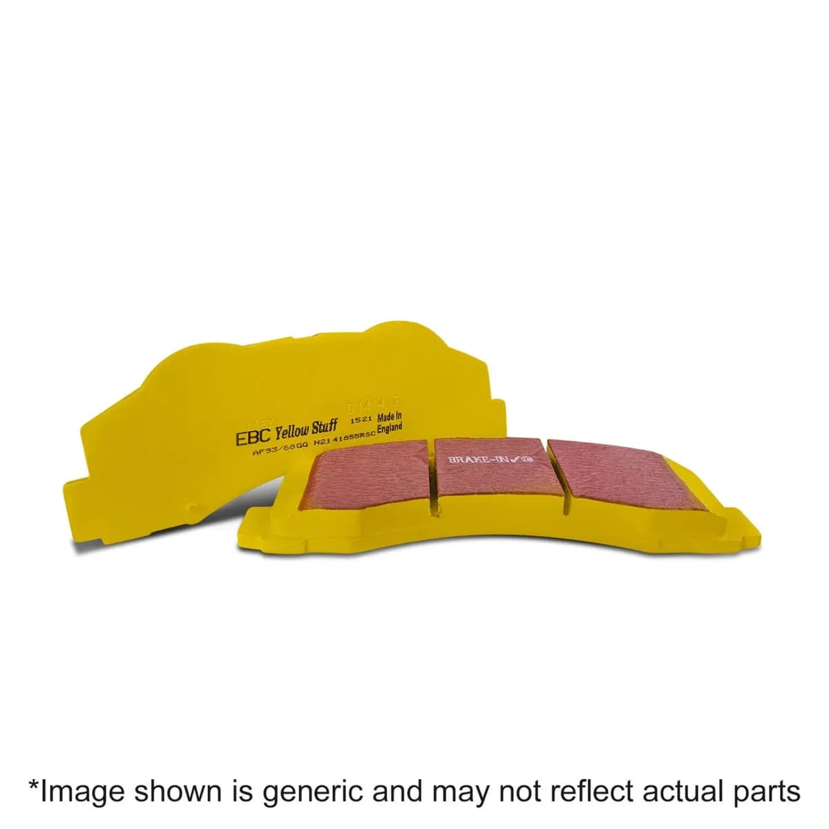 Yellowstuff Street And Track Brake Pads; FMSI Pad No. D2186; Solid; 342mm Dia.; 77mm Height; 14mm Thick; 72mm Center Hole Dia.; Pad Dimensions: 70 x 58 x 14mm;