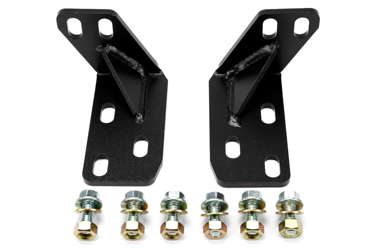 Rock Hard 4x4 Rear Bumper Frame Brace Kit - Black - LJ/TJ