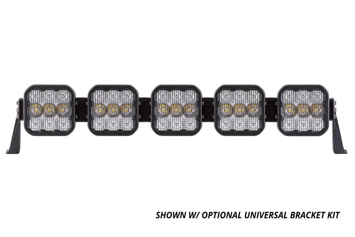 Diode Dynamics - SS5 Pro Universal CrossLink 5-Pod Lightbar Yellow Combo