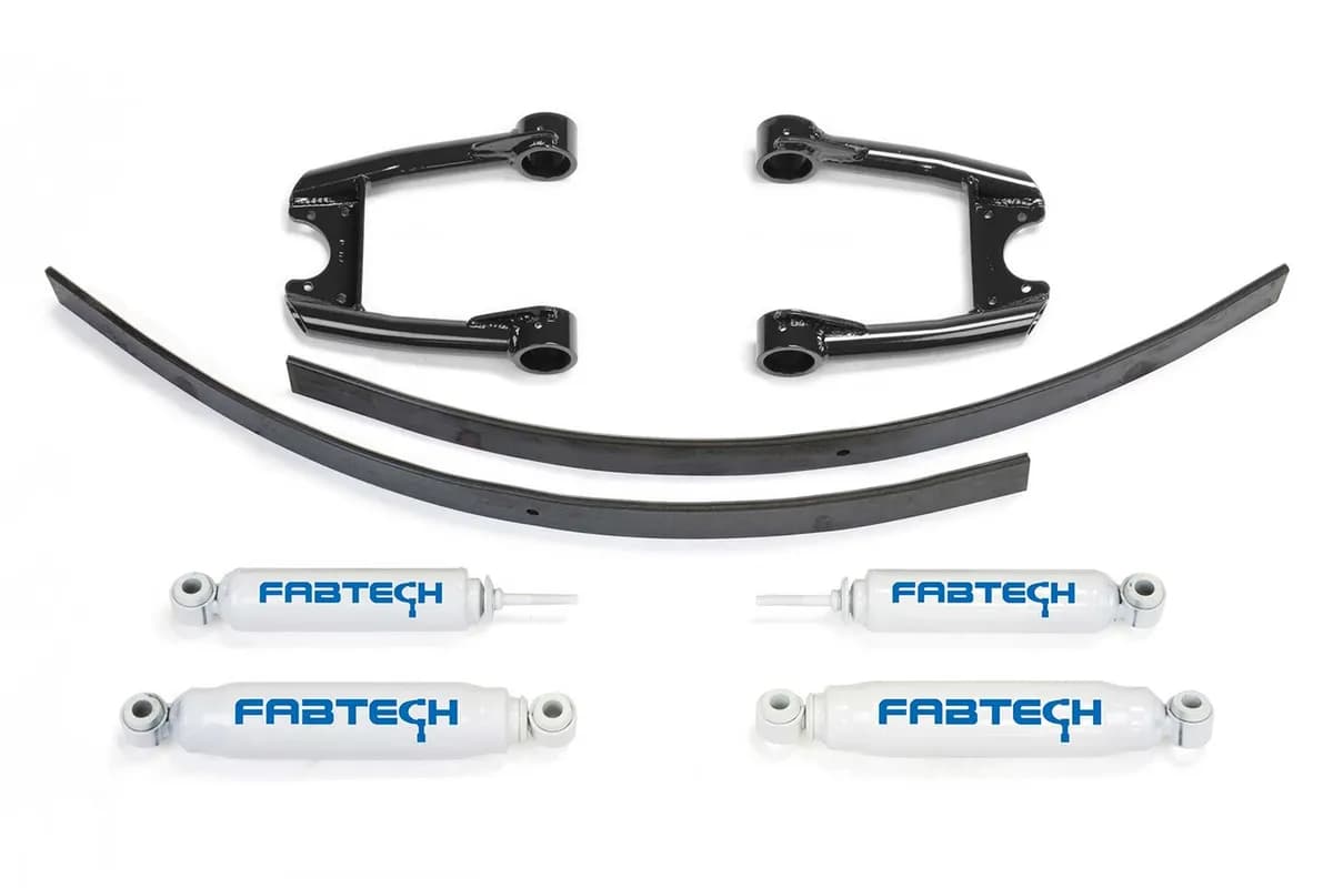 Performance Lift System w/Shocks; w/Performance Shocks; 3.5 in. Lift; Incl. Upper Control Arms; Rear Add-A-Leaf Kit; All Required Hardware;