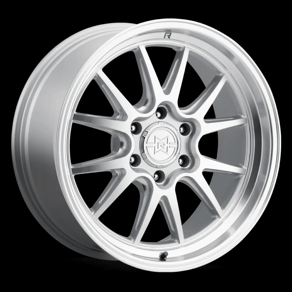 MR802 22x12 -40mm Offset 6x135 87mm Centerbore Machined - Clear Coat