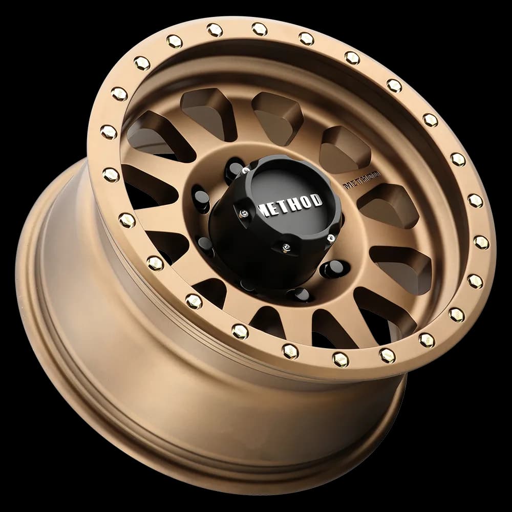Aluminum Wheels 17x8.5 Double Standard MR304 Bolt Pattern 8 On 165.1 Offset 0 Lip Size 2.6 Method Bronze BRZ Method