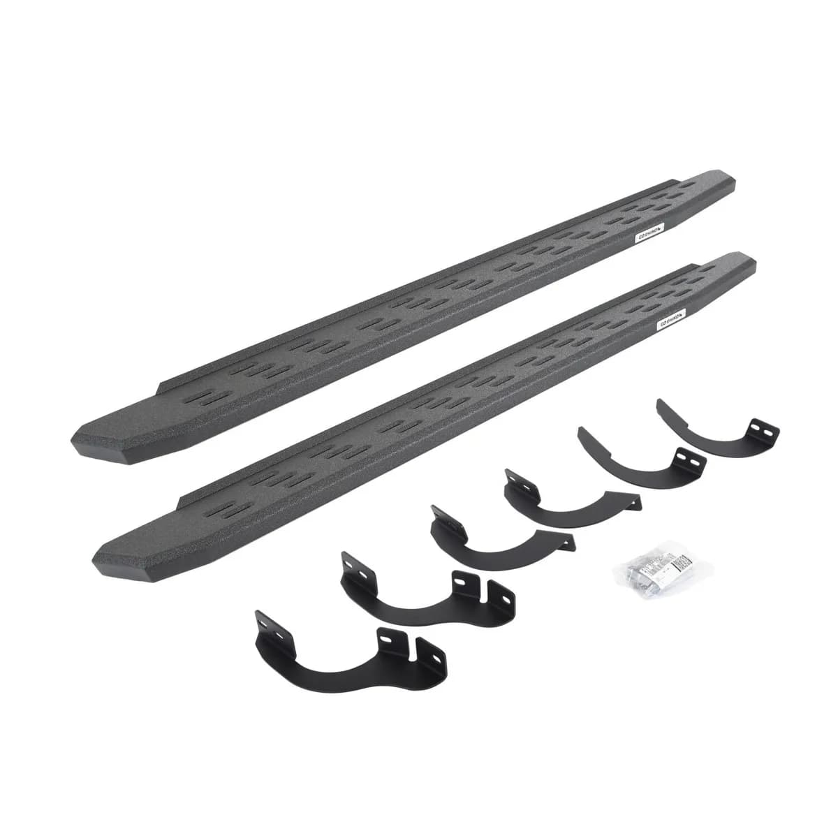 Go Rhino 69642568T - RB30 Running Boards with Mounting Bracket Kit - Protective Bedliner Coating