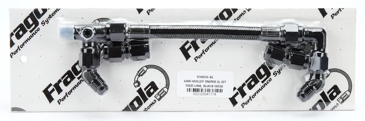 6an Holley Sniper Qjet Feed Line/Black Hose. Use w/ Holley Kits 550869