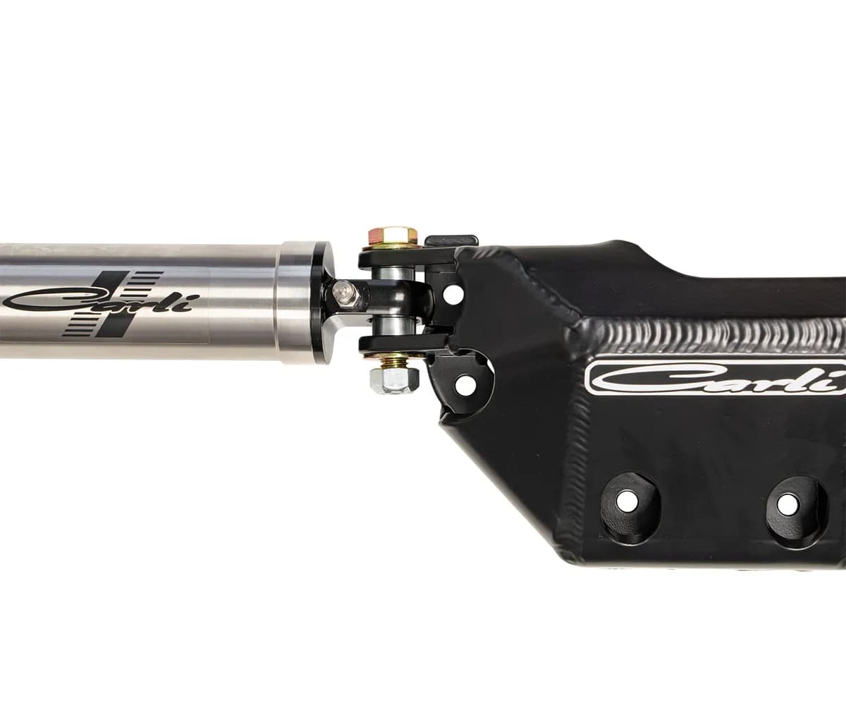 Carli 23+ Ford F250/350 4x4 Low Mount Steering Stabilizer Kit - With Differential Guard