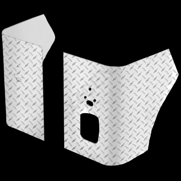 Dia Plate Corners 77-86 Cj7 Aluminum