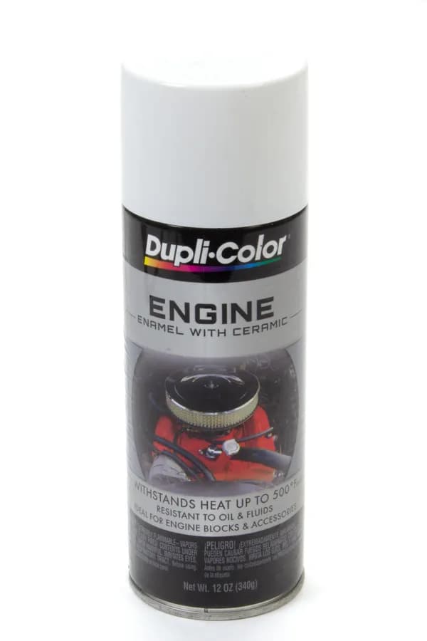 Engine Enamel With Ceramic; Universal White; 12 Oz. Aerosol