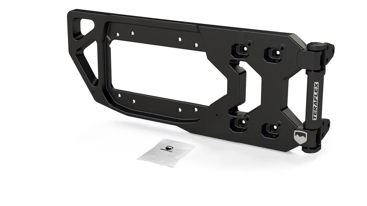 TeraFlex Alpha HD Hinged Spare Tire Carrier Kit - JL