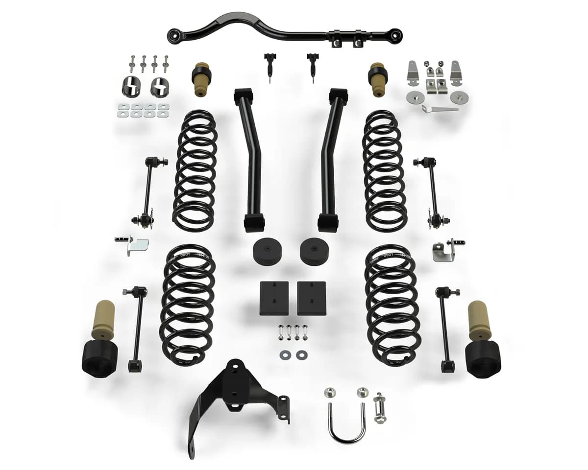 0718 Wrangler 2DR Sport S/T2 Suspension System(2.5lift)no Shocks