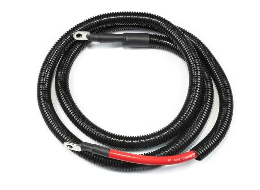WARN - Winch power cable for VR EVO, 2 ga, 72 inch length, red
