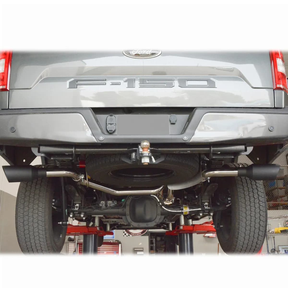 0914 Ford F150 Catback Exhaust System Raw Tube W/Polished Tips