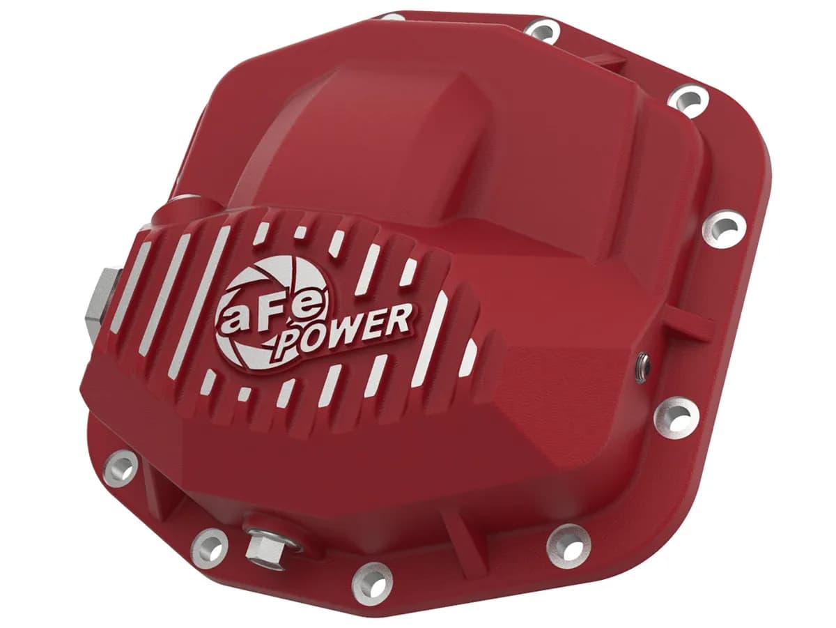 aFe POWER Pro Series Front Dana 44 M210 Differential Cover - Red - 2018-23 JL/ 2020-23 JT