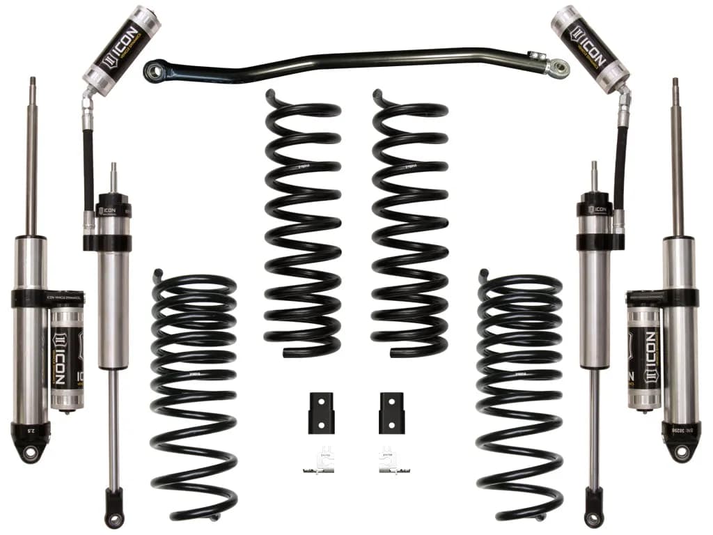 ICON 2014-2026 Ram 2500 4WD, Diesel, Coil Spring Rear, 2.5" Lift, Stage 3 Suspension System, w/ Performance Rear Coil Springs