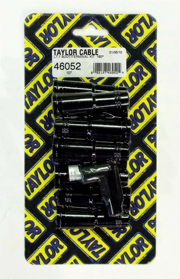 Taylor Cable Ls/Lt/Vortec Coil/Dist Boot/Terminal Kit 180 Degree Deg