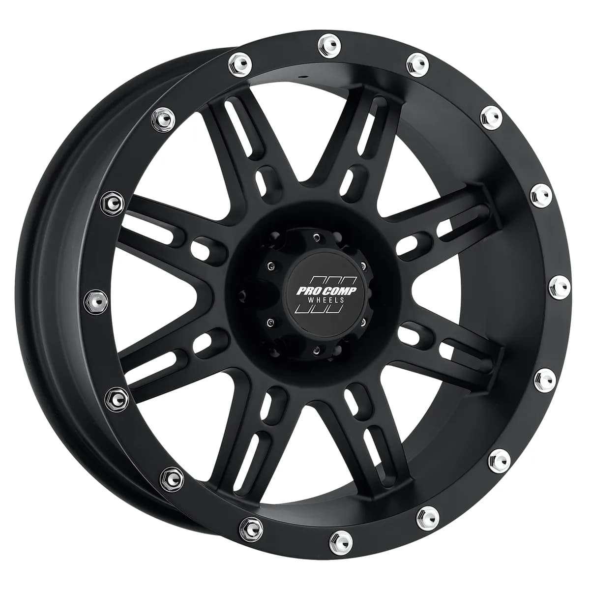 Pro Comp 7031-7936 Stryker Matte Black 17x9 6x135 4.75BS Offset -6mm Cap P/N 703165500