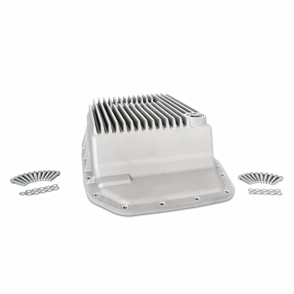 07-19 F150/Expedition/Navigator, 17-19 Super Duty 6R80/6R100 Cast Aluminum Transmission Pan Black Pacific Performance Engineering