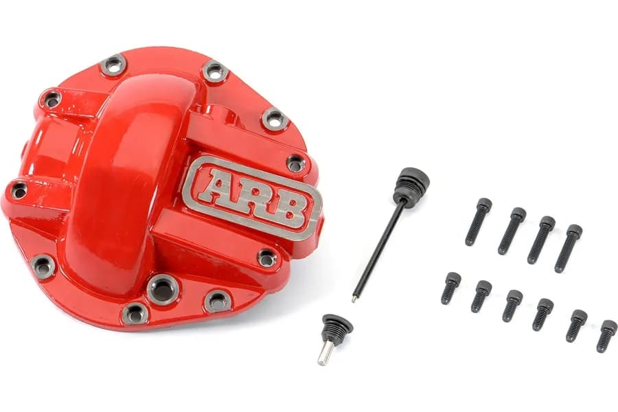 ARB Rear Dana 35 M200 Diff Cover - Red - JL