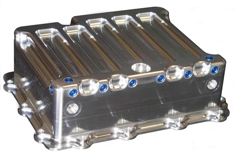 Powerglide Trans Pan W/Heat Exchanger - O-Ring Seal