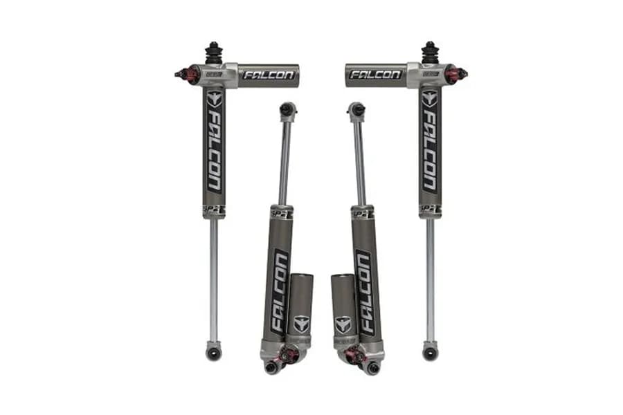 Terafex Falcon SP2 3.3 Fast Adjust Piggyback Shock Kit 3–4.5in Lift - JK 2dr