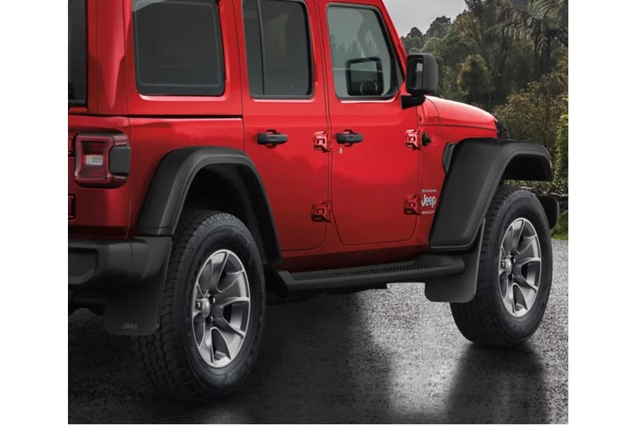 Mopar Rear Molded Splash Guard Kit - JL Sahara/Sport Only