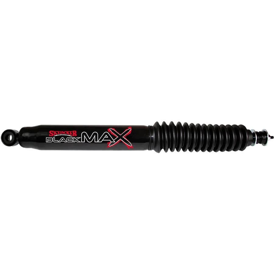 Black MAX Shock Absorber w/Black Boot 27.07 Inch Extended 15.94 Inch Collapsed 84-01 Jeep Cherokee 86-92 Jeep Comanche 93-98 Jeep Grand Cherokee 97-06 Jeep Wrangler 97-06 Jeep TJ Skyjacker