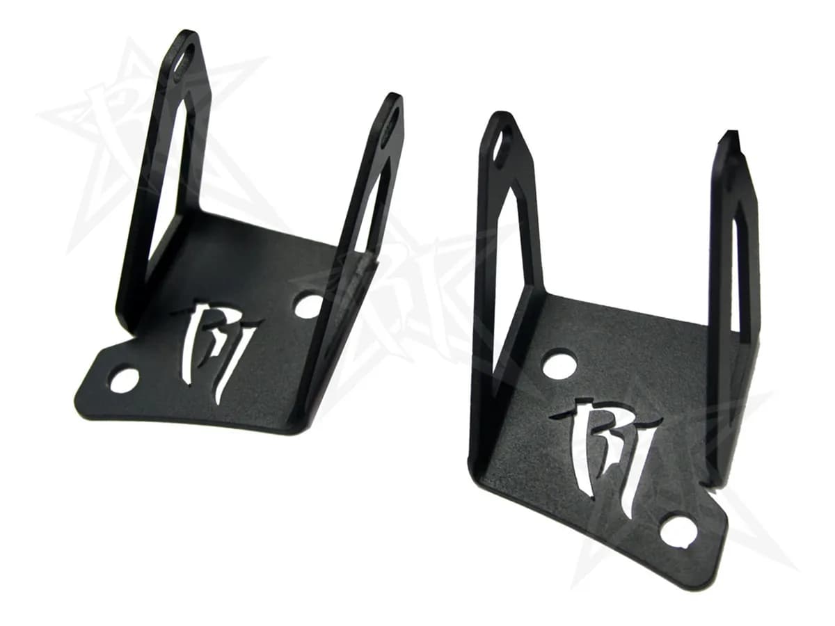 RIGID 2007-2018 Jeep JK A-Pillar Mount Kit; Fits D-Series or Radiance POD Lights