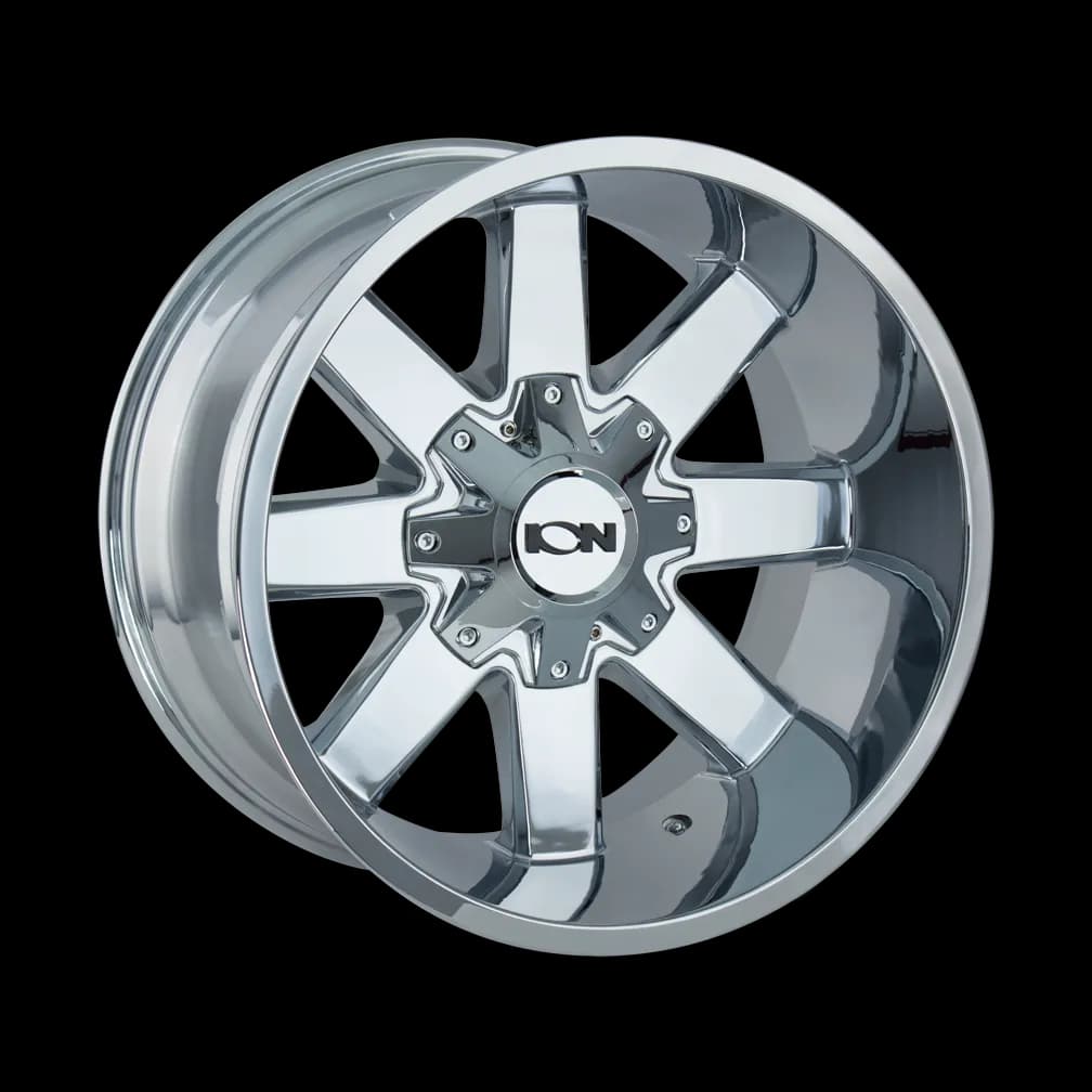 Cast Aluminum Wheels 141 CH 20x9 Chrome 6 On 135/6 On 139.7 Bolt Pattern 0 Offset ION Wheels
