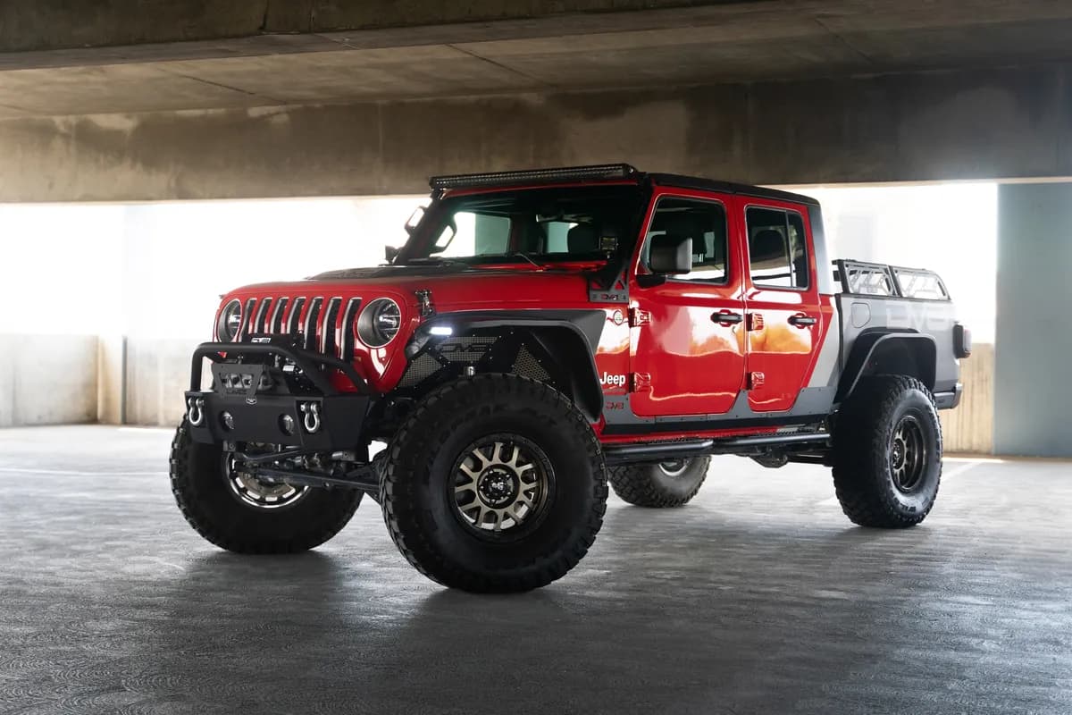 DV8 Offroad FDGL-07 Jeep Gladiator JT Slim Fender Flares