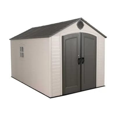 8 x 12.5 ft Outdoor Storage Shed Grey