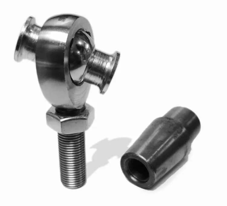 Heims, Nuts, Bungs, Inserts M16 x 2.00 RH Steel Housing, PTFE Race Fits 1.000 x 0.095 Tubing 1 Rod End