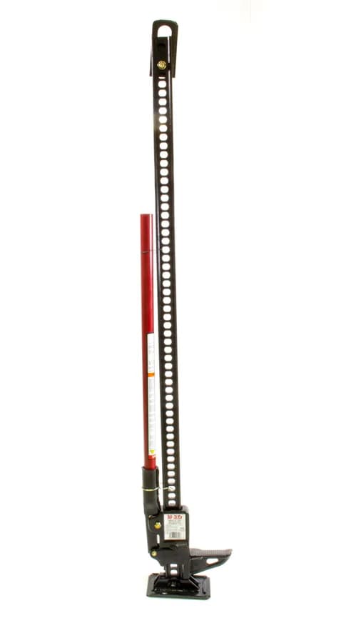 60 Cast Steel Model 7000 lb. Capacity 4660 Rated Capacity. Black Jack with a Red Handle.