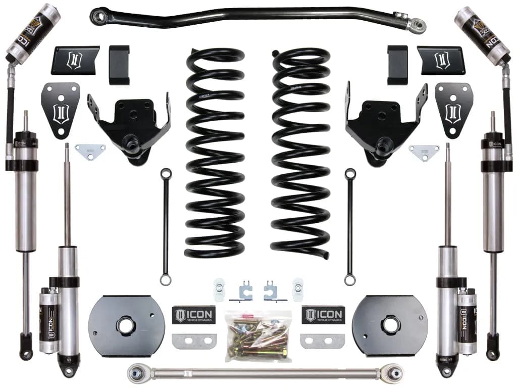ICON 2014-2026 Ram 2500 4WD, Diesel, Coil Spring Rear, 4.5" Lift, Stage 3 Suspension System