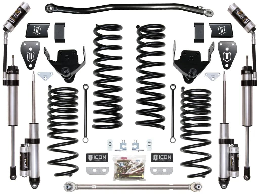 ICON 2014-2026 Ram 2500 4WD, Diesel, Coil Spring Rear, 4.5" Lift, Stage 3 Suspension System, w/ Performance Rear Coil Springs