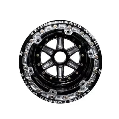 Wheel Splined 15x17 Blk Outer Beadlock 5in BS
